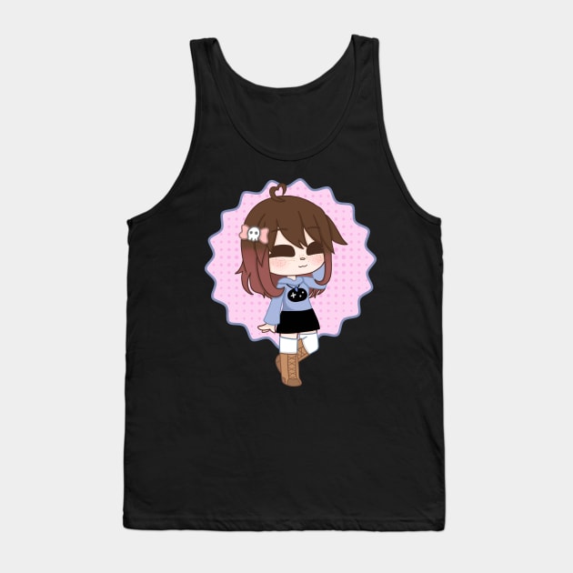 Gacha Life Gamer Girl Suki Chan Tank Top by UwU Kitty